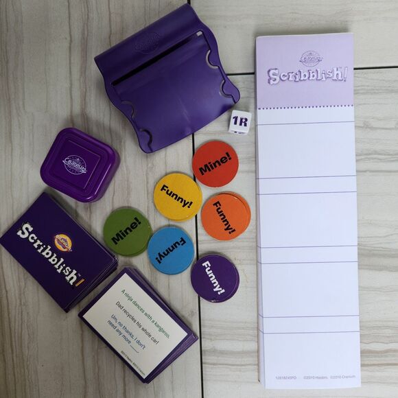 Scribblish by Cranium Game - Fun Family Scribbling/Drawing Game - Hasbro - 2010 - Picture 4 of 5